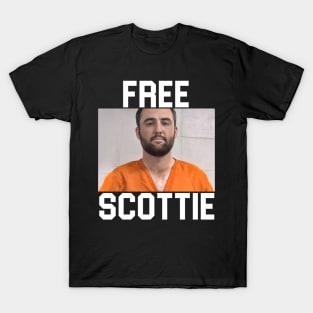 Free Scottie - SCOTTIE SCHEFFLER MUG SHOT T-Shirt